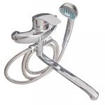 Смеситель Klabb 0204 для ванны, дл. изогн. излив, керам. картридж 40 мм, хром