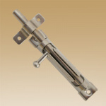 Шпингалет 80мм (задвижка накладная) цинк