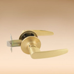 Замок KORAL 380 sbps мат.золото б/кл. б/фикс.