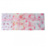 Мешок для стирки белья и носков на замке, полиэстер, 40х50см, 4 дизайна