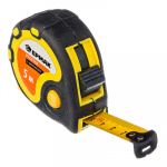 Рулетка 5м 3 фиксатора, двукомп. корпус ЕРМАК