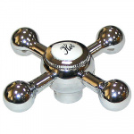 Ручка для смесителя под квадрат HD31 (893) пластик крест