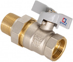 Кран шаровой CTM 1/2" м/п бабочка американка