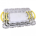 Поднос из нержавейки с ручками BH33 32,5*23,5см