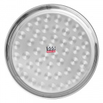 Поднос из нержавейки круглый 35 см 555