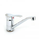 Смеситель Klabb 0105-247 для кухни, керам. картридж 40 мм, хром, крепление на шпильках