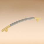 Ручка мебельная 2137-96 мат. хром/золото