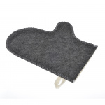 Варежка банная, комбинированная (эконом), состав: 30%-шерсть,70%-полиэфир