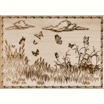 Доска разделочная 30х21,5х0,8см, Соло-3