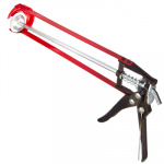 Пистолет усиленный для герметика с мет. фиксатором 225мм скелетный HEADMAN