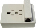 Розетка телефонная универсальная евро Пересвет
