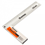 Угольник столярный алюминиевый литой 250м ЕРМАК