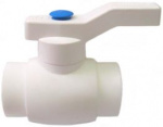 Полипропилен Кран шар ручка D25 VT