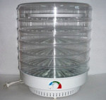 Сушилка Ветерок-2 6 сит Прозрачная для овощей и фруктов + поддон для пастилы электр