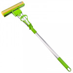Швабра ПВА стальная телескоп. ручка, 110 см, один ряд роликов, арт. Z316PF