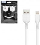 Hoco Кабель для зарядки телефона USB- iP 8pin 1м 2.4А белый