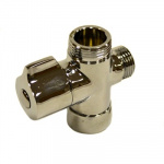 Дивертор для смесителя шаровой, латунь облегченный, хедр