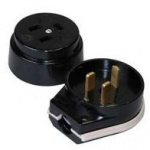 Штепсельный разъем для плиты РШ/ВШ 32А/250В о/у 3-х рож. черный