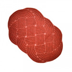 Коврик в прихожую полиэстер резина 40х60см Твистер 4 цвета CX1025 VETTA