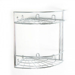 Полочка угловая 2-х ярусная Slim 27-10-38 ARTEX