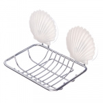 CRYSTAL mix Вокруг света Ракушка Мыльница хром, 1025SHELL