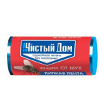 Лента от мух липкая Чистый дом 02-188 с мухой