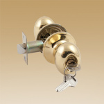 Замок KORAL 6062 pbet золото с кл. 6831