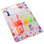 Свечи для торта витые 4шт