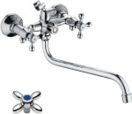 Смеситель для ванны Loffrey 82327 1/2 м/к, дл.излив