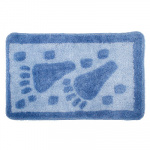 Коврик для ванной и туалета СТУПНИ СИНИЙ акрил 50х80 DSC02159 VETTA