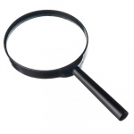 Лупа 3-х кратная D=100мм с рукояткой