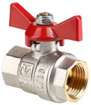 Кран шаровой Valtec 3/4" м/м бабочка латунь VT.217.N.05