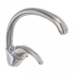 Смеситель для кухни 3607 с бок. ручкой, керам. картридж 40 мм, хром RAIN