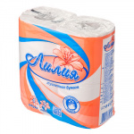 Туалетная бумага SunDay 2-х слойная Белая, 4шт, арт.9697/001