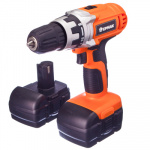 ЕРМАК Дрель-шуруповерт аккум. ДША-14-2/ДКС, 14,4 В, 1,2 Ач, 2 скорости, доп батар, подсветка, кейc