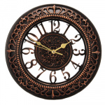 Часы настенные "Резные" 29х29см, пластик, 1xAA