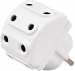 Тройник на 5 роз. б/з  10A козья ножка Alfa