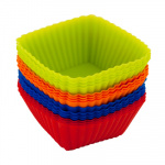 VETTA Набор форм силиконовых 16шт 7*3см Кекс 3 цвета