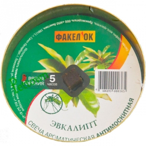 Свеча антимоскитная Эвкалипт ж/б 02-984 Факелок