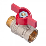 Кран шаровой FRESSO М/П ручка бабочка Ду15