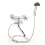 RAIN Смеситель 610-84 для ванны, дл. прямой излив, керам. кран-буксы 1/2", хром