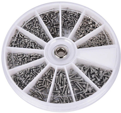 Набор винтов и гаек платиковая коробка 120шт