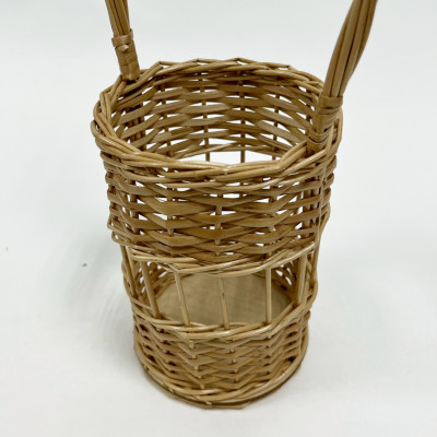 Корзина «Праздник», под бутылку шампанского, 10х10х14/37 см, лоза 3426255