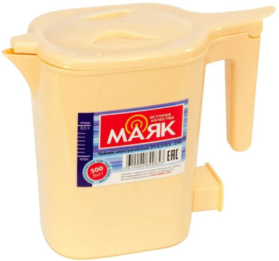 Чайник эл. Маяк 0,5л 0,5кВт микс
