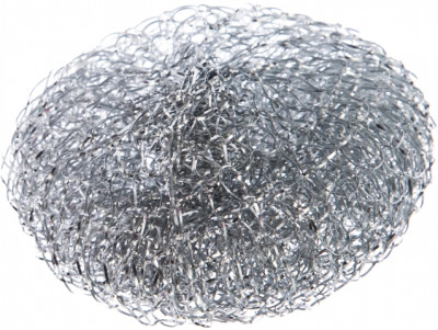 Губка металлическая вязанная в пакете 15г Paterra