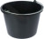 Ведро строит. черн. 12л Мультипласт