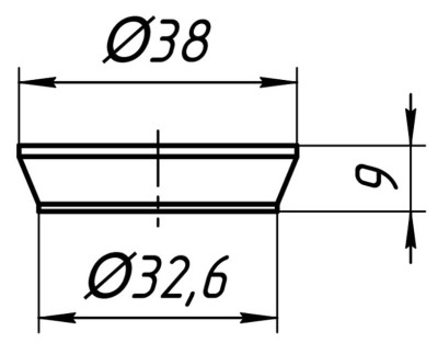Прокладка для сифона коническая M032 32мм