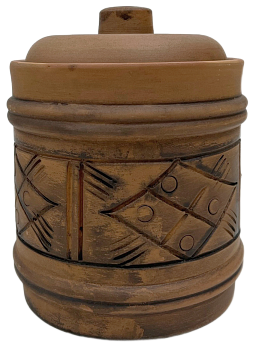 Банка для сыпучих Виктория 2 1,4л керамика молочение Кунгур