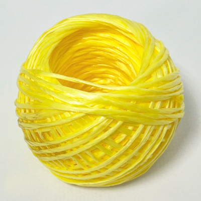 Шпагат полипропиленовый 50м 1000 текс жёлтый (2)