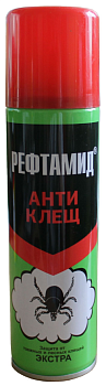 Аэрозоль Рефтамид Экстра Антиклещ Усиленный 145мл 380501